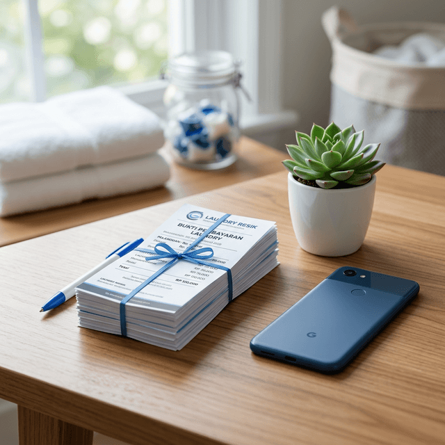 Contoh Bukti Pembayaran Laundry Profesional