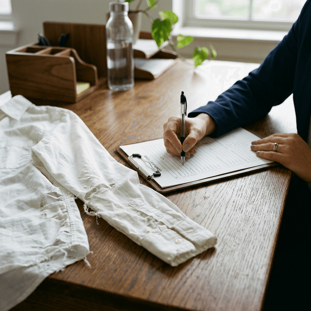 Formulir Komplain Pakaian Laundry