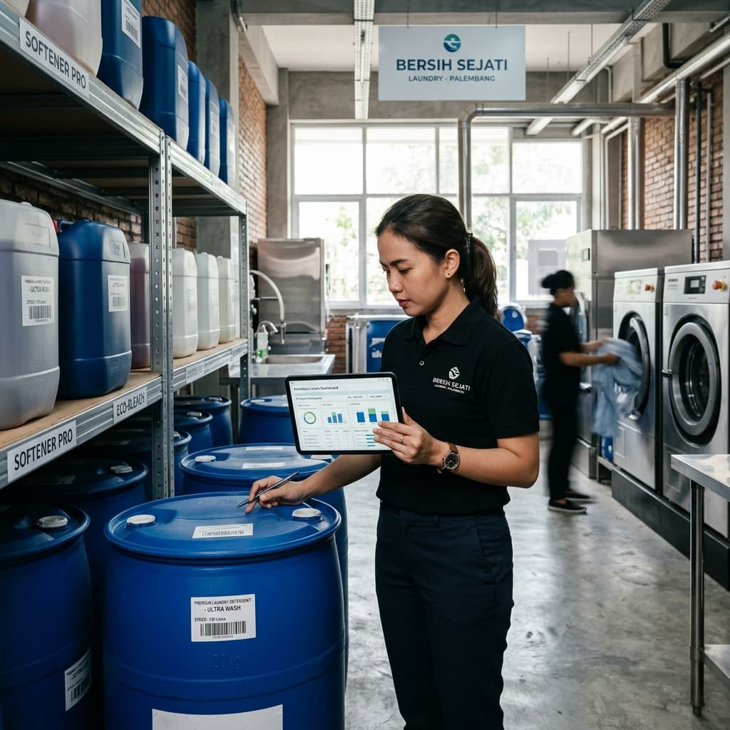 Sistem POS Kasir Laundry Palembang dengan Fitur Inventory Management