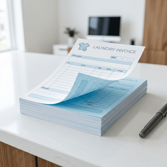 Format Nota Laundry 2 Rangkap NCR