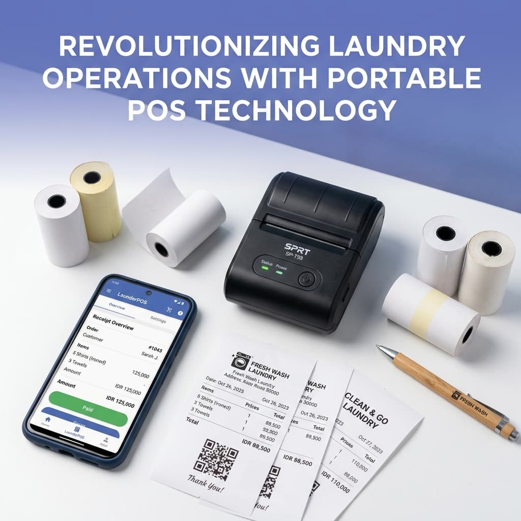 Rekomendasi Printer Thermal Bluetooth Terbaik untuk Kasir Laundry 2026