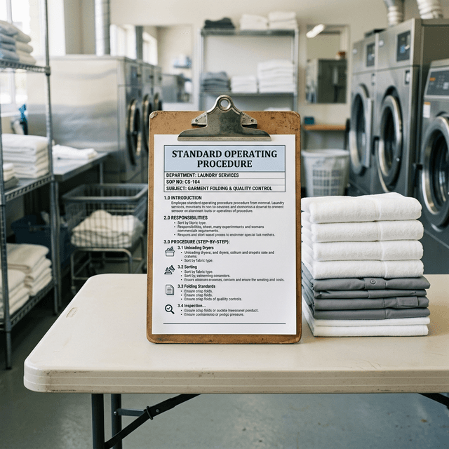 SOP Karyawan Laundry Kiloan