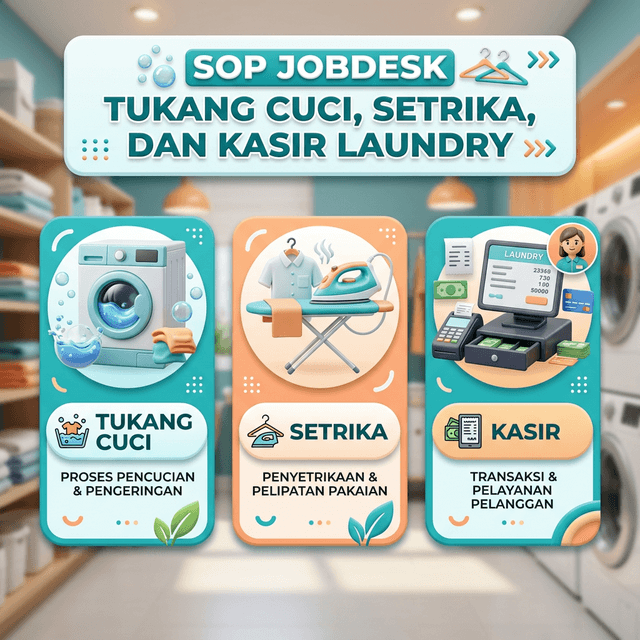 SOP Jobdesk Karyawan Laundry Kiloan