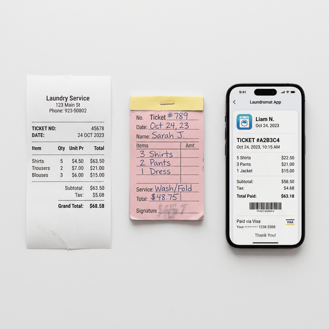 Contoh Tanda Terima Laundry