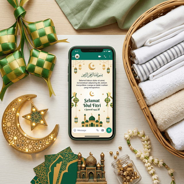 Script WA Pemberitahuan Libur Lebaran Laundry