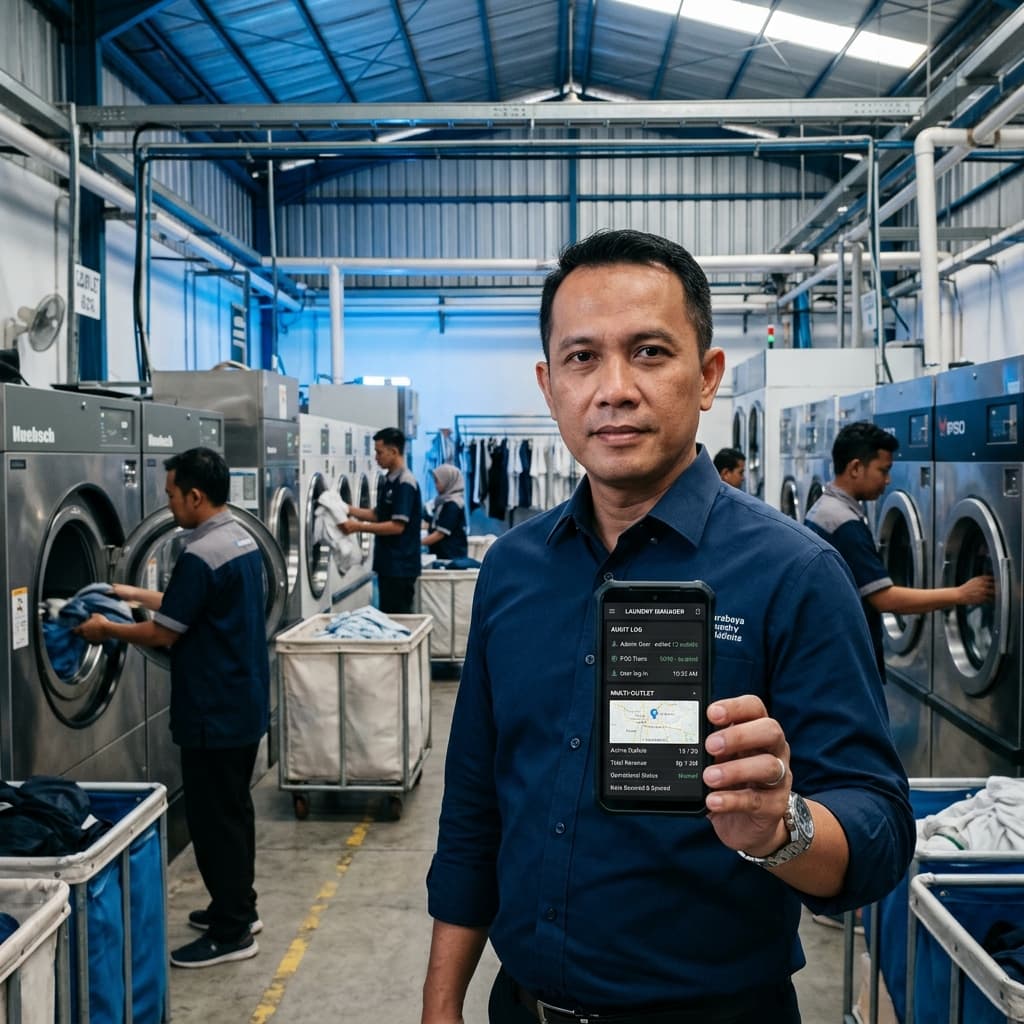 Pentingkah Memasang CCTV Area Kasir Laundry?