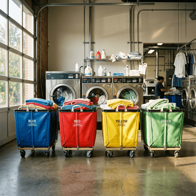 Keranjang Laundry Berwarna