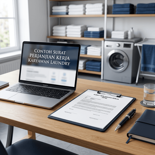 Download Contoh Surat Perjanjian Kerja Karyawan Laundry